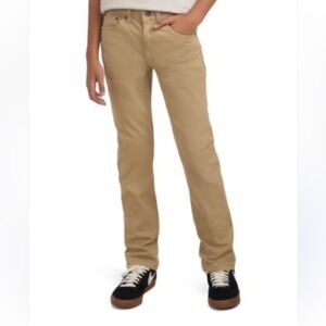 NWT Levi's Big Boys 511 Slim Fit 5 Pocket Suede Pants